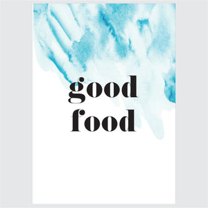 Good Food & Good Mood - Posteri (bez okvira) ili Slike Na Platnu (spremne za na zid)