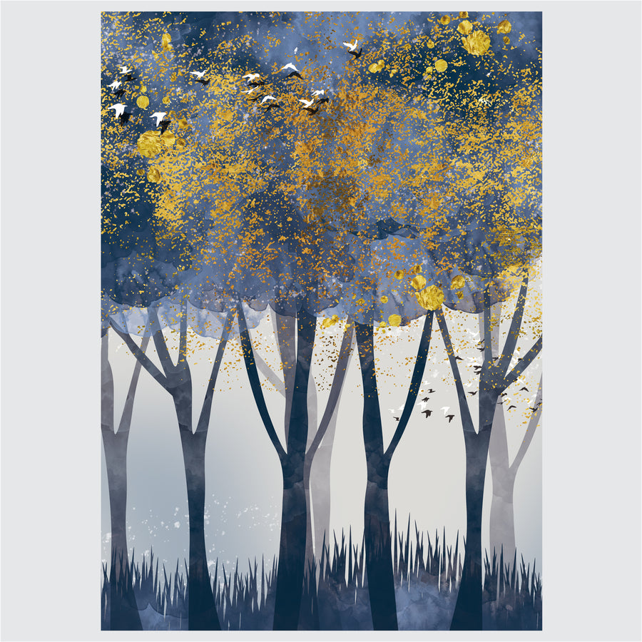 Autumn Forest - Posteri (bez okvira) ili Slike Na Platnu (spremne za na zid)