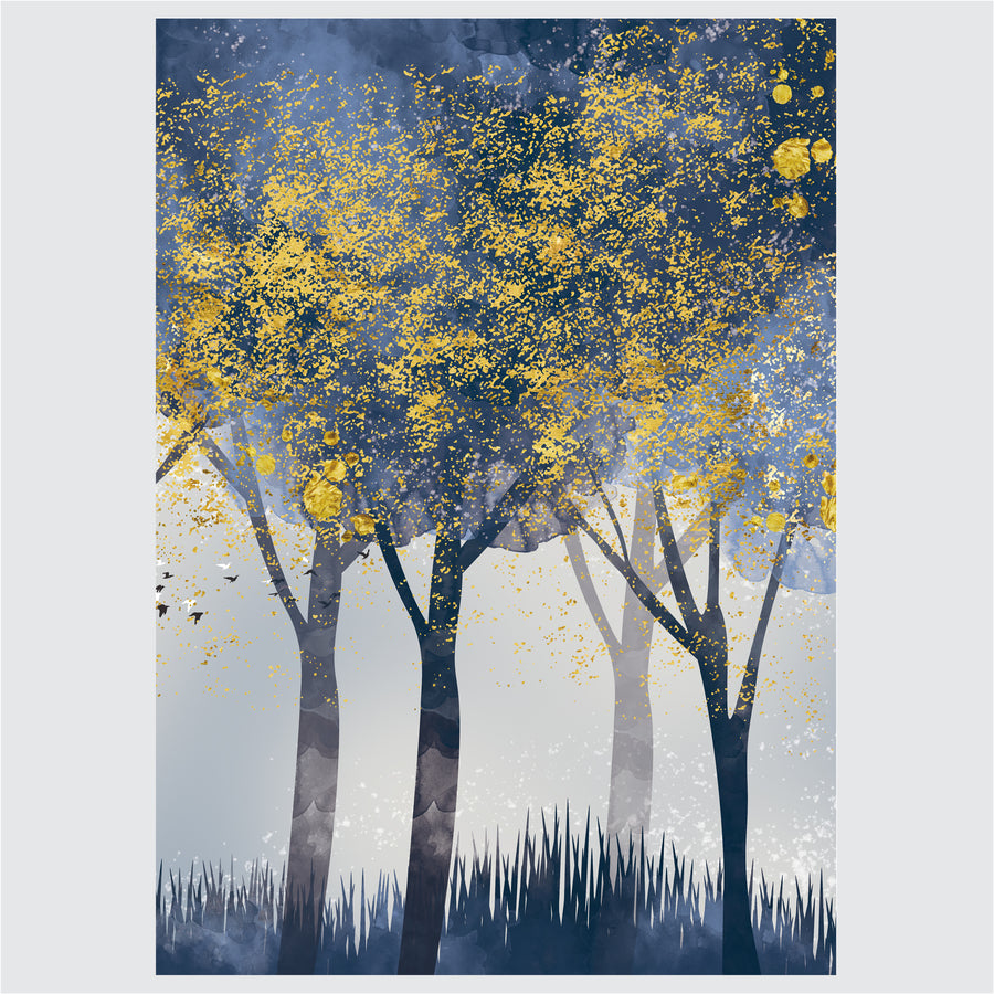 Autumn Forest - Posteri (bez okvira) ili Slike Na Platnu (spremne za na zid)