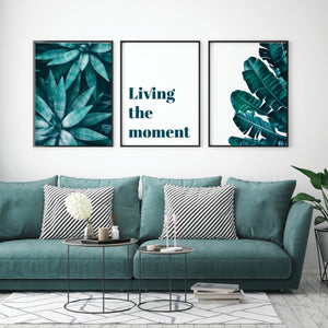 Living The Turquoise moment - Posteri (bez okvira) ili Slike Na Platnu (spremne za na zid)
