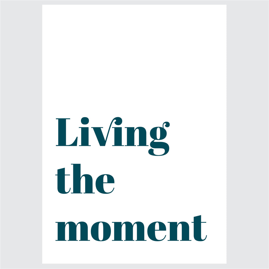 Living The Turquoise moment - Posteri (bez okvira) ili Slike Na Platnu (spremne za na zid)