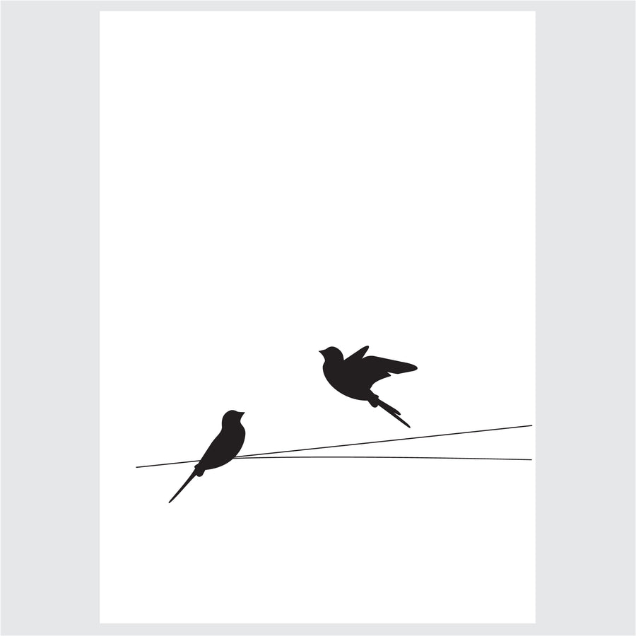 Bird Family - Posteri (bez okvira) ili Slike Na Platnu (spremne za na zid)