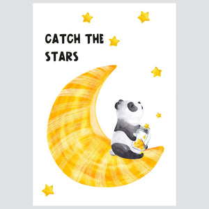 Ilustracija Za Dječju Sobu - Catch The Stars - Ilustracija Za Dječju Sobu