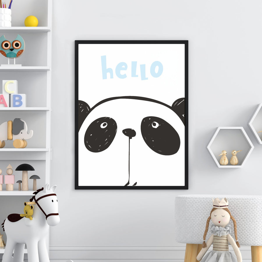 Ilustracija Za Dječju Sobu - Panda - Ilustracija Za Dječju Sobu