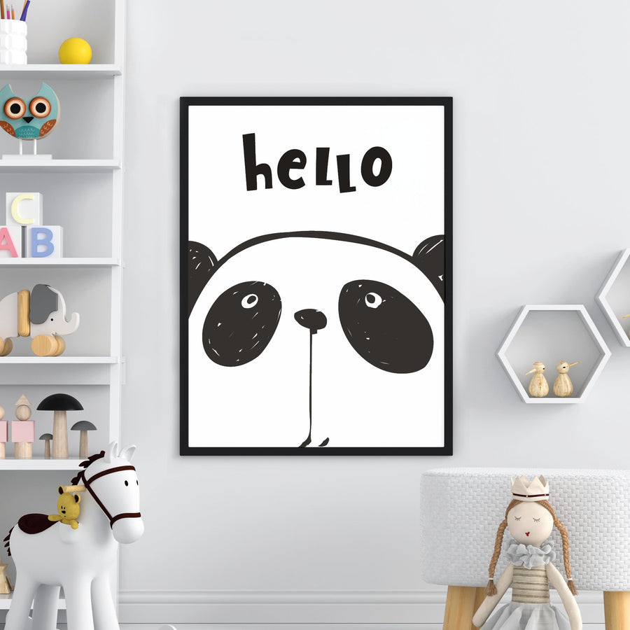 Ilustracija Za Dječju Sobu - Panda - Ilustracija Za Dječju Sobu
