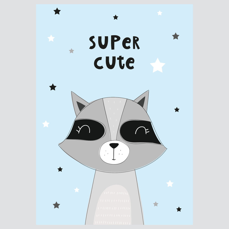 Ilustracija Za Dječju Sobu - Raccoon - Ilustracija Za Dječju Sobu