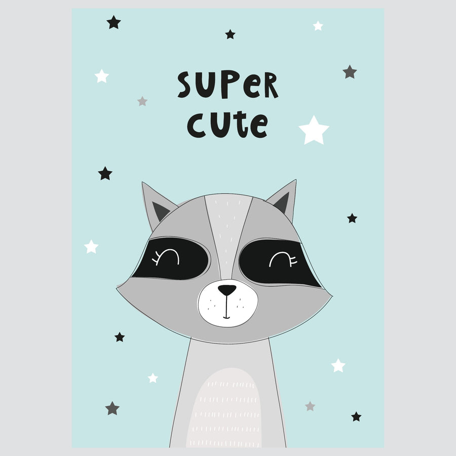 Ilustracija Za Dječju Sobu - Raccoon - Ilustracija Za Dječju Sobu