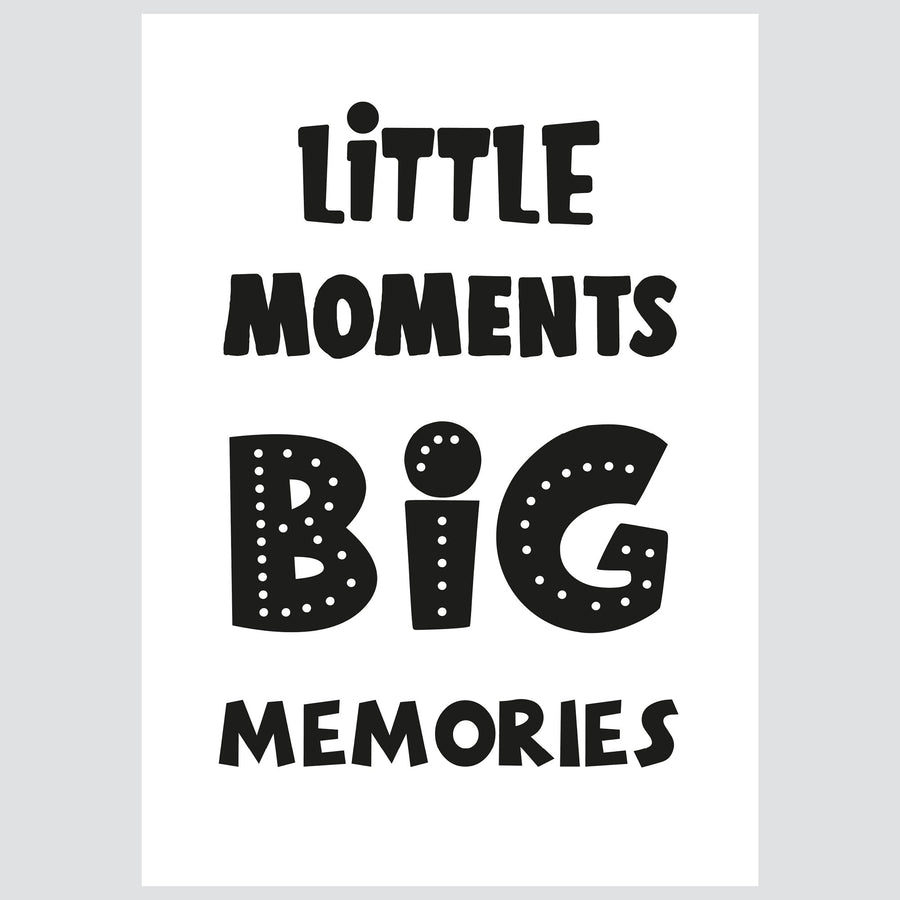 Komplet Ilustracija Za Dječju Sobu - Little Moments Big Memories - Komplet Ilustracija Za Dječju Sobu, 3 Kom.