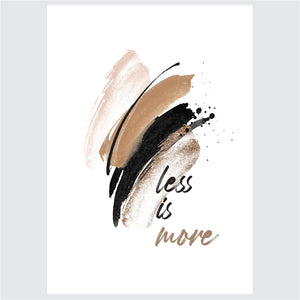 Less Is More - Posteri (bez okvira) ili Slike Na Platnu (spremne za na zid)