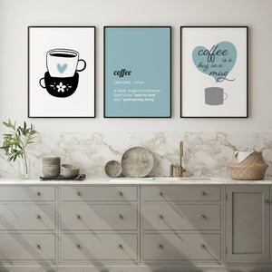 Coffee Morning - Komplet ilustracija za dom