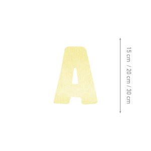 Watercolor Alphabet 2 - Medium - visina 20 cm
