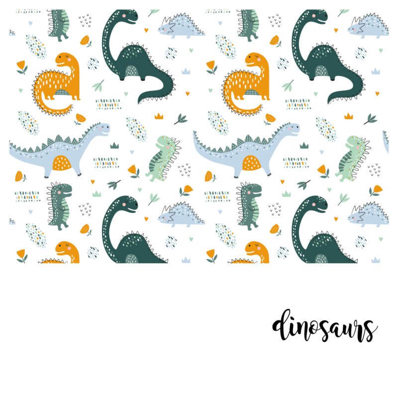 Zidna Tapeta Za Dječju Sobu - Pattern - Dinosaurs Zidna Tapeta Za Dječju Sobu - Pattern