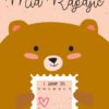 Personalizirani dječji poster ili slika na platnu | Bear Calendar - Slika 2