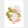 Posteri ili Slike na platnu | Light Green Brushstrokes set B - Slika 3