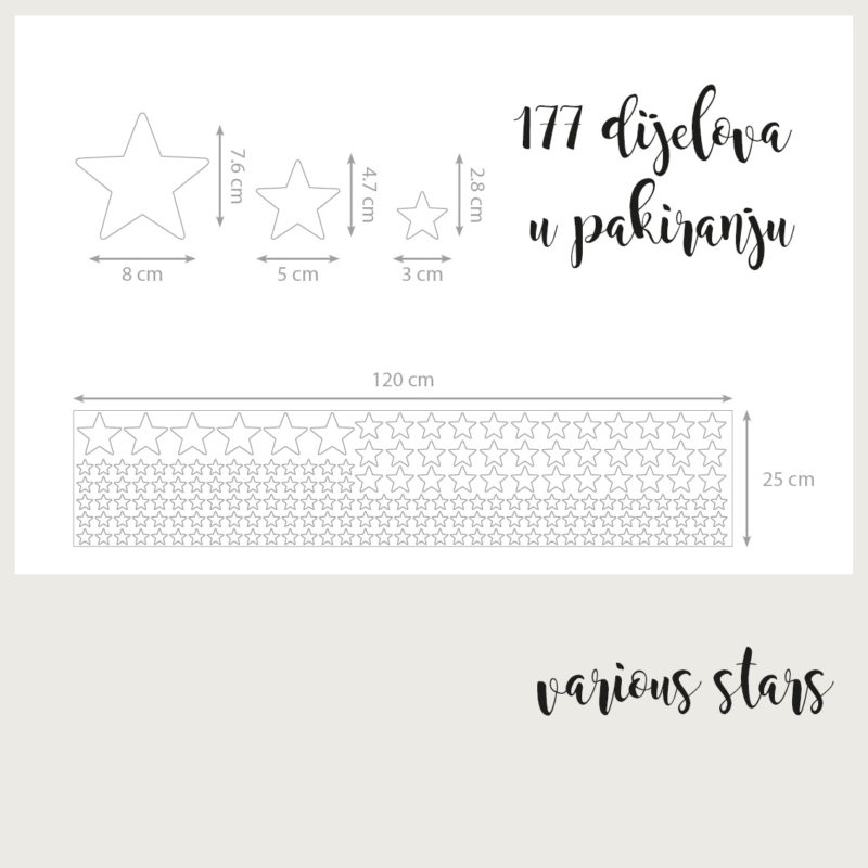 Naljepnice za zid | Various Stars - Slika 9