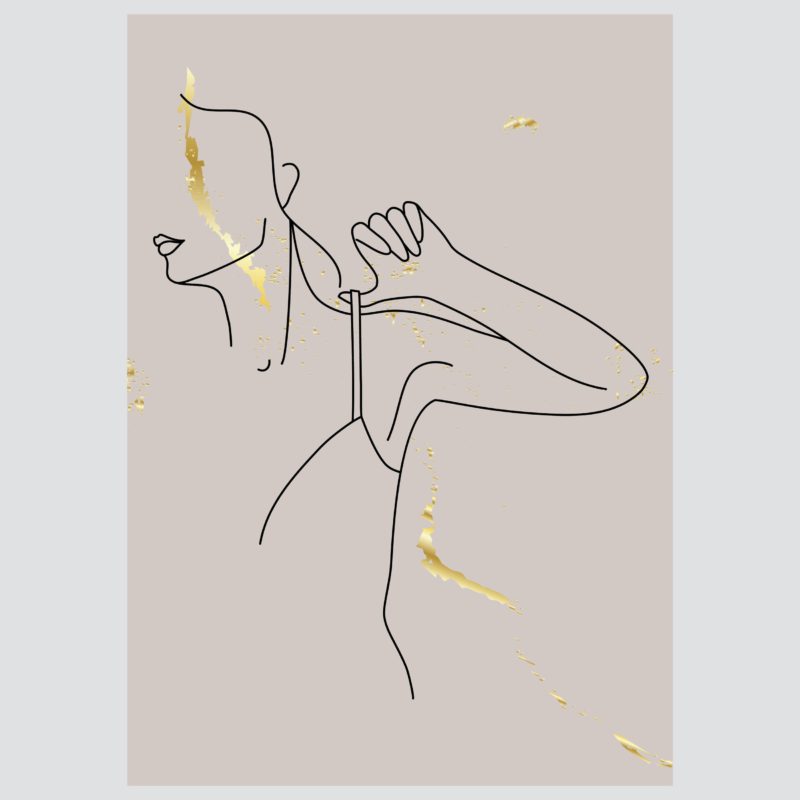 Posteri ili Slike na platnu | Penny for Your Thoughts Taupe - Slika 3