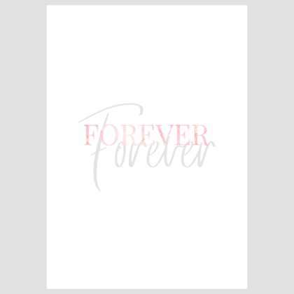 Posteri ili Slike na platnu | Always & Forever Pink