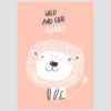 Poster ili Slika na platnu za dječju sobu | Wild and Cute - Slika 2