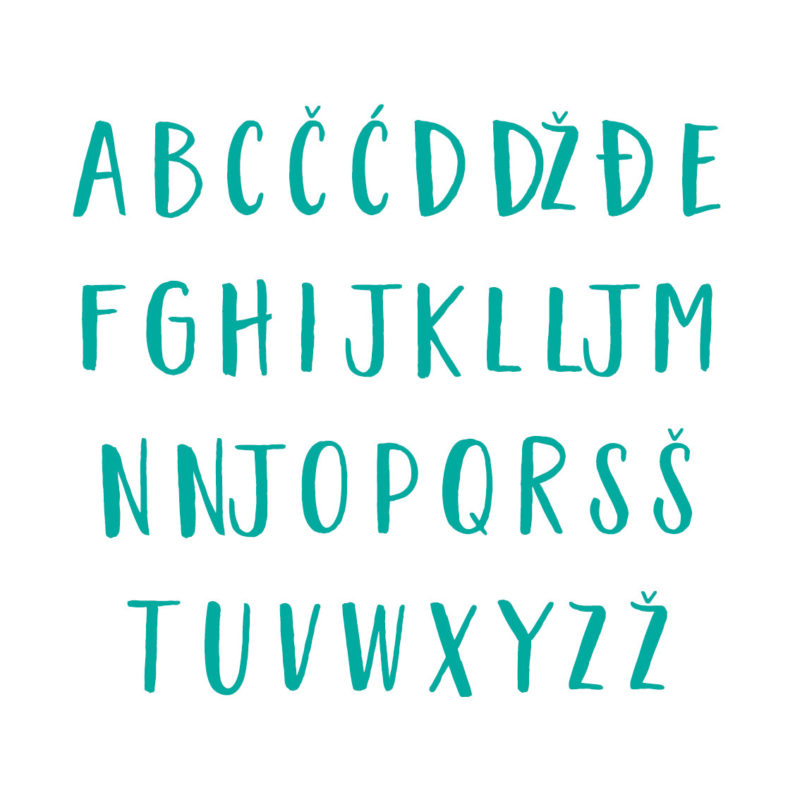 Leona Alphabet - Large - visina 30 cm - Slika 9