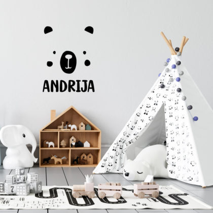 Bear Alphabet - Dječja abeceda - Zidne naljepnice