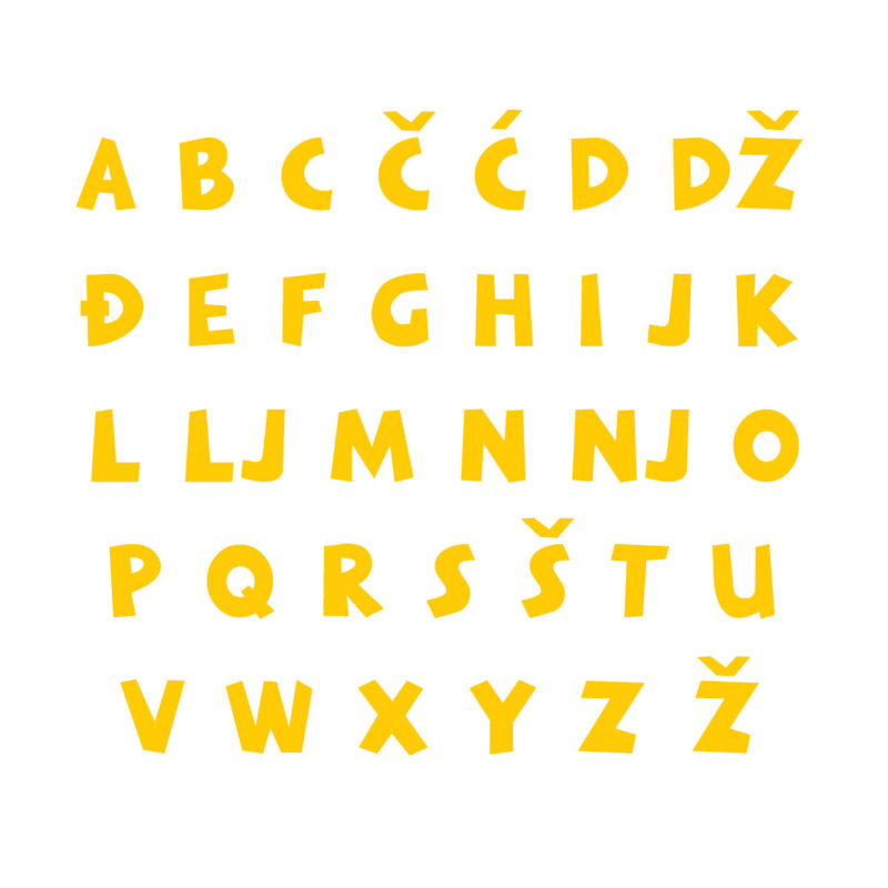 Lovre Alphabet - Medium - visina 20 cm - Slika 7