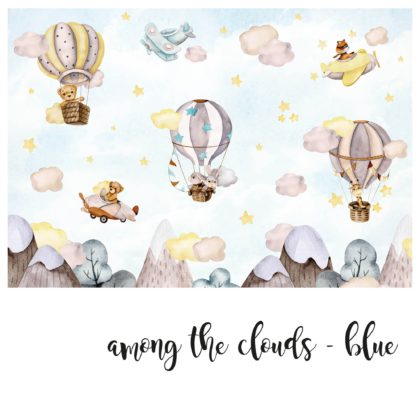 Zidna Tapeta Za Dječju Sobu | Among the Clouds - Blue | HIAWorkshop®