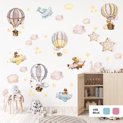 Naljepnice Za Zid Dječje Sobe | Among the Clouds | HIA Workshop®