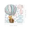 Naljepnice za zid dječje sobe | Bear Among the Clouds | HIAWorkshop® - Slika 3