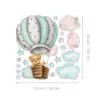 Naljepnice za zid dječje sobe | Bear Among the Clouds | HIAWorkshop® - Slika 4