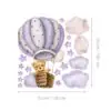 Naljepnice za zid dječje sobe | Bear Among the Clouds | HIAWorkshop® - Slika 5