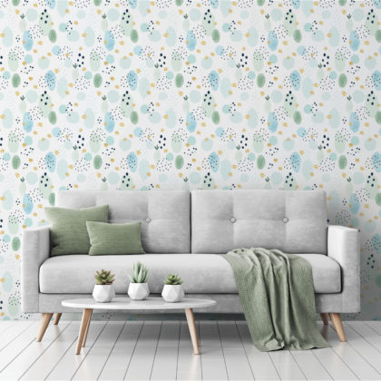 Abstract Cactus - Zidna tapeta - Pattern