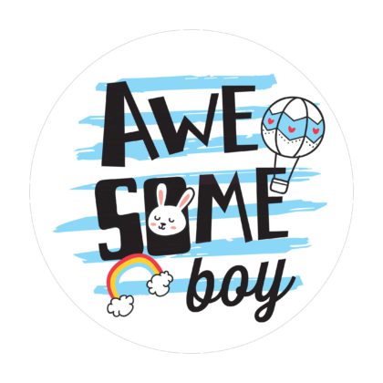 Naljepnica za zid dječje sobe | Awesome Boy