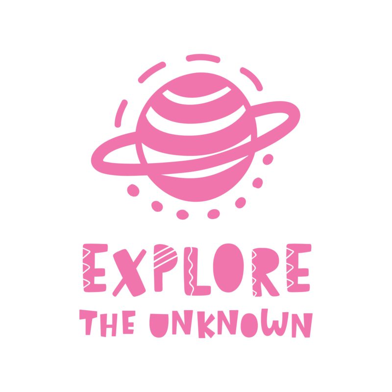 Naljepnice za zid dječje sobe | Explore the Unknown - Slika 3