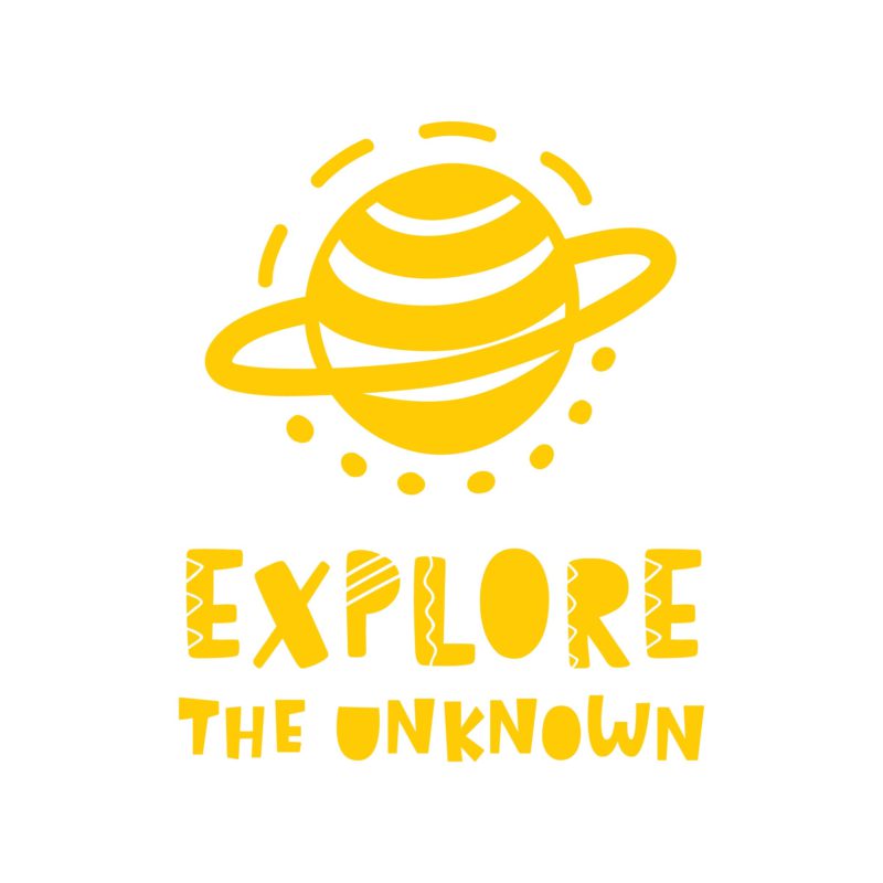 Naljepnice za zid dječje sobe | Explore the Unknown - Slika 4