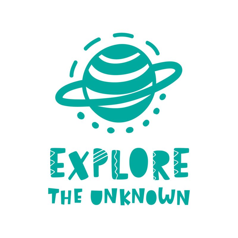 Naljepnice za zid dječje sobe | Explore the Unknown - Slika 5