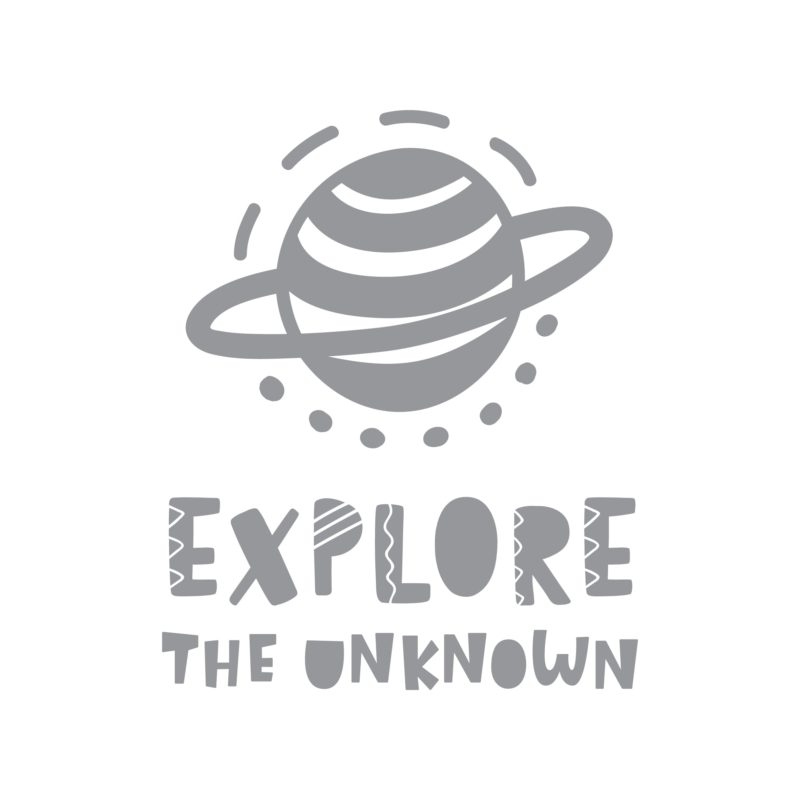 Naljepnice za zid dječje sobe | Explore the Unknown - Slika 6