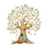 Naljepnice za zid dječje sobe | Village Tree - Slika 2