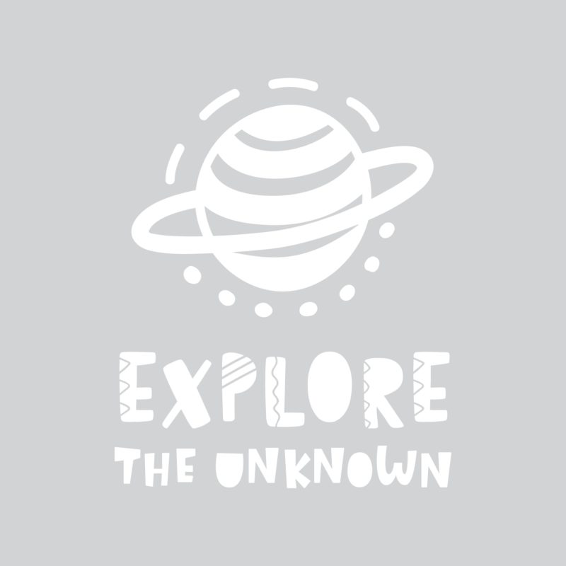 Naljepnice za zid dječje sobe | Explore the Unknown - Slika 8