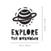 Naljepnice za zid dječje sobe | Explore the Unknown - Slika 9