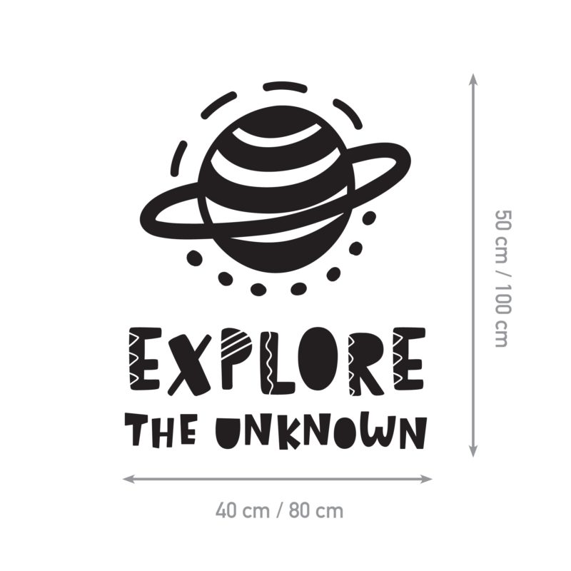 Naljepnice za zid dječje sobe | Explore the Unknown - Slika 9