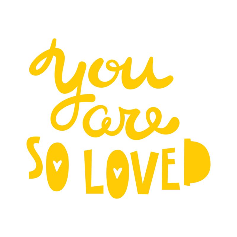 Naljepnice za zid dječje sobe | You Are So Loved - Slika 4