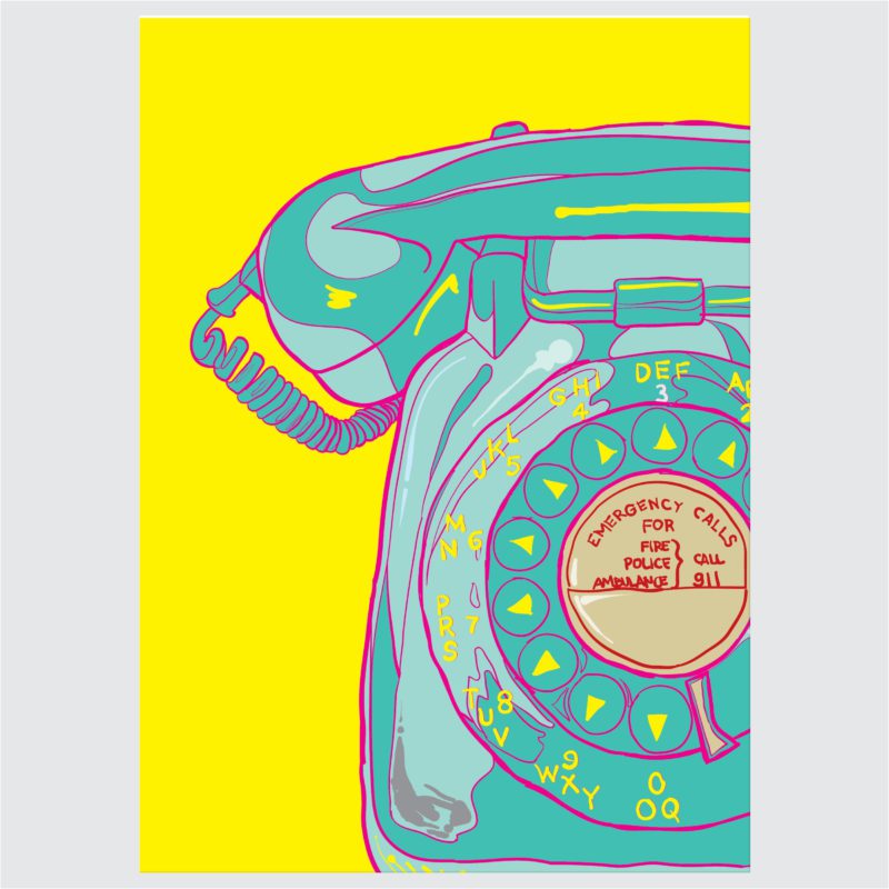 Posteri ili Slike na platnu | Retro Telephone - Slika 3