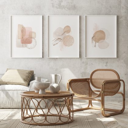 Posteri ili Slike na platnu | Beige Abstract