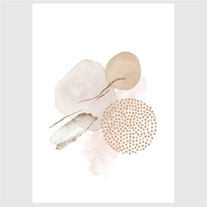 Posteri ili Slike na platnu | Beige Abstract - Slika 3