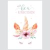 Komplet Ilustracija Za Dječju Sobu - Be Unicorn! - Komplet Ilustracija Za Dječju Sobu, 3 Kom.