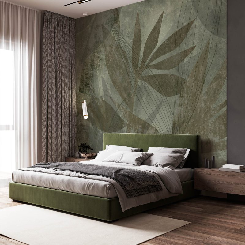 Tapete za zid | Dizajnerski Mural | Artistic Leafage - Slika 3