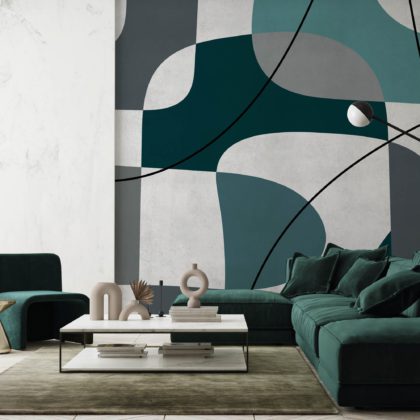 Tapete za zid | Dizajnerski Mural | Abstract Symmetry