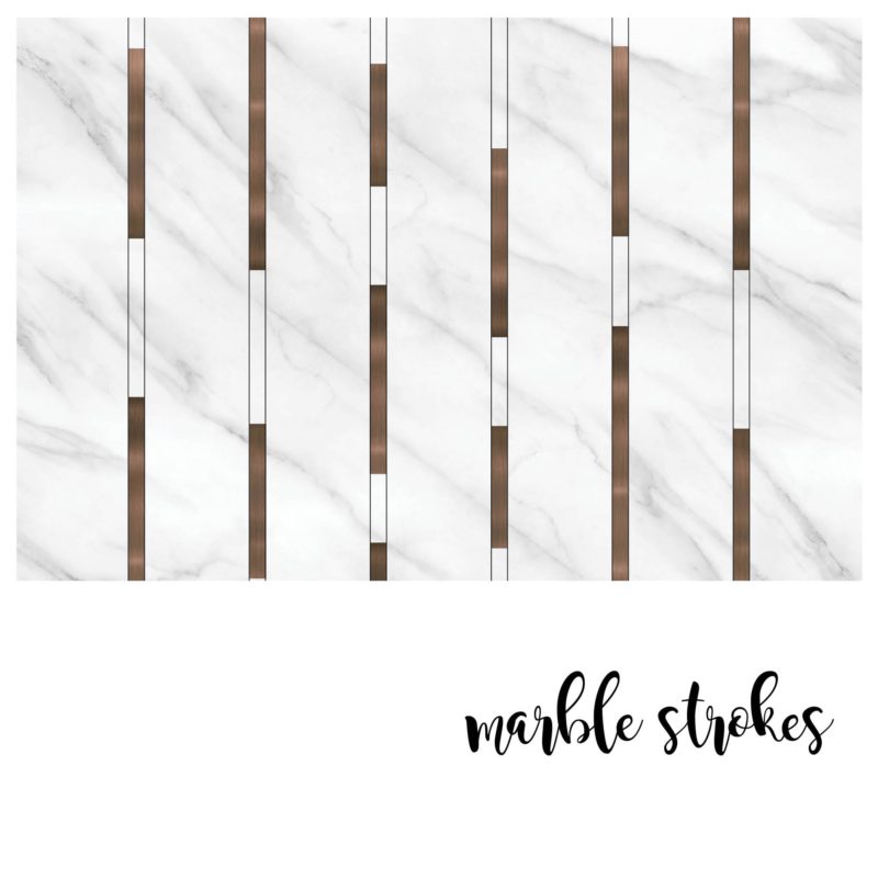 Tapete za zid | Dizajnerski Mural | Marble Strokes - Slika 2