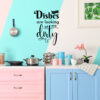 Tekstualne Naljepnice Za Kuhinju | Dirty Dishes zidne naljepnice idealne za zid u kuhinji