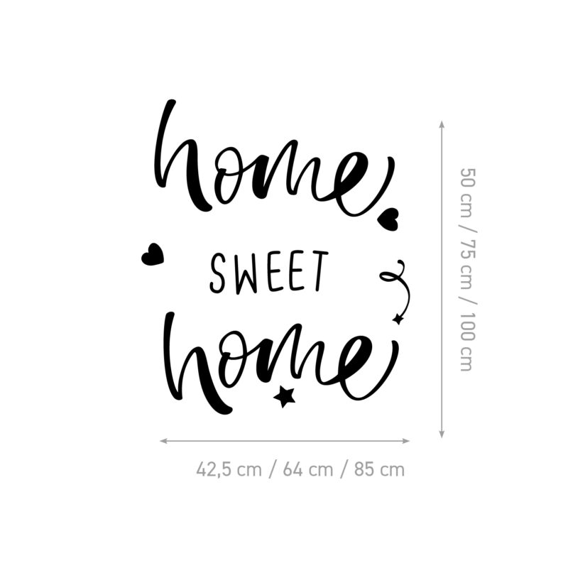 Naljepnice za zid | Home Sweet Home - Slika 2
